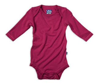 KicKee Pants Girl's Solid Long Sleeve One Piece - Orchid