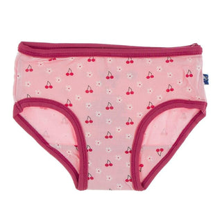 KicKee Pants Girls Underwear - Lotus Cherries and Blossoms