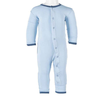 KicKee Pants Holiday Fitted Applique Coverall - Pond Proud Brother