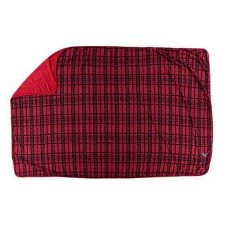 KicKee Pants Holiday Toddler Blanket - Christmas Plaid, One Size