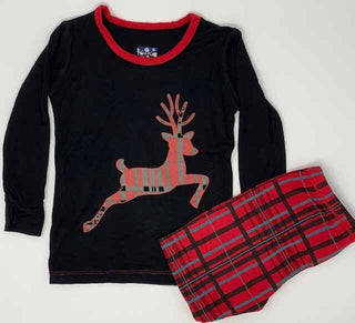 KicKee Pants Holiday Long Sleeve Pajama Set, Christmas Plaid