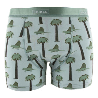 KicKee Men's Print Boxer Brief - Dimetrodon KicKee Pants Size: M