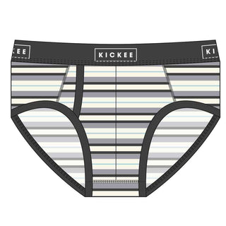 KicKee Pants KicKee Mens Print Brief Underwear - India Pure Stripe