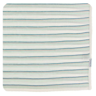 KicKee Pants Knitted Toddler Blanket - Culinary Arts Stripe