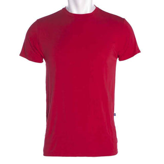 Men's Basic Short Sleeve Tee, Flag RedKicKee PantsSize: Medium