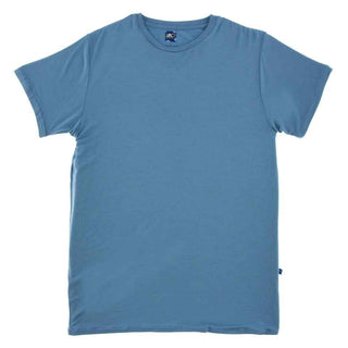 Men's Basic Short Sleeve Tee, Parisian BlueKicKee PantsSize: Extra Large