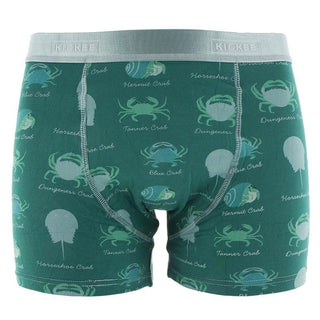 Men's Boxer Brief - Cedar Crab Types KicKee Pants Size: S