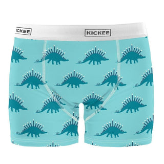 Men's Print Boxer Brief - Iceberg Menorahsaurus (WCA22) KicKee Pants Size: M
