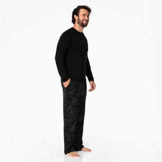 KicKee Pants Men's Print Long Sleeve Pajama Set - Midnight Foil Constellations