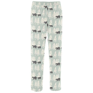 KicKee Pants Mens Print Pajama Pants - Aloe Bears and Trees WCA22