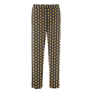 KicKee Pants Mens Print Pajama Pants - Midnight Candy Corn