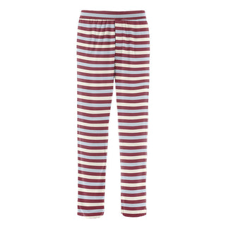 KicKee Pants Mens Print Pajama Pants - Playground Stripe