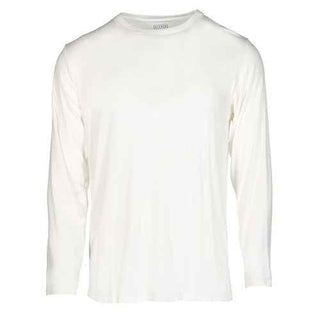 Men'sSolid Long Sleeve Basic Tee, NaturalKicKee PantsSize: M