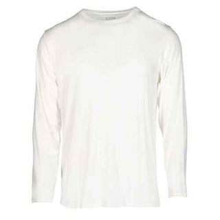 Men'sSolid Long Sleeve Basic Tee, NaturalKicKee PantsSize: M