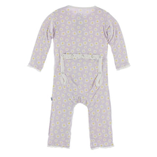 Muffin Ruffle Coverall with Zipper - Thistle Chamomile Baby & Toddler Sleepwear