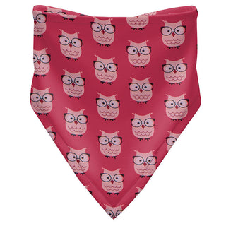KicKee Pants Print Bandana Bib - Taffy Wise Owls - One Size