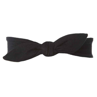 Solid Bamboo Bow Headband Midnight, One Size Baby & Toddler Clothing Accessories