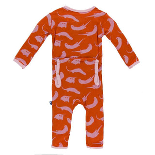 KicKee Pants Print Coverall - Poppy River Otter