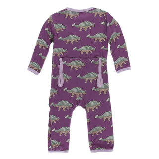 KicKee Pants Print Coverall with Snaps - Euoplocephalus