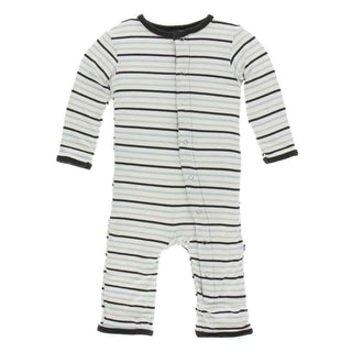 Print Coverall with Snaps - Tuscan Afternoon Stripe Baby & Toddler Sleepwear