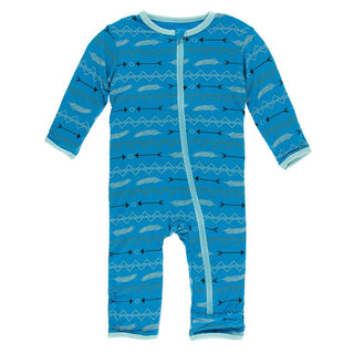 KicKee Pants Print Coverall with Zipper - Amazon Southwest