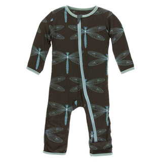 KicKee Pants Print Coverall with Zipper - Giant Dragonfly