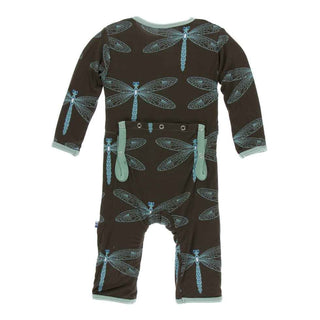 KicKee Pants Print Coverall with Zipper - Giant Dragonfly