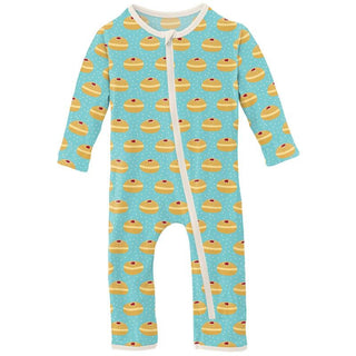 KicKee Pants Print Coverall with Zipper - Iceberg Jelly Donuts WCA22
