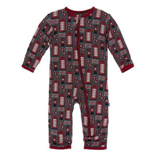KicKee Pants Print Coverall with Zipper - Life About Town