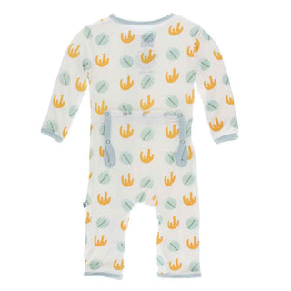 KicKee Pants Print Coverall with Zipper - Trilobites