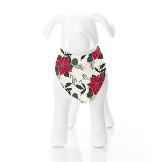 KicKee Pants Print Dog Bandana - Christmas Floral