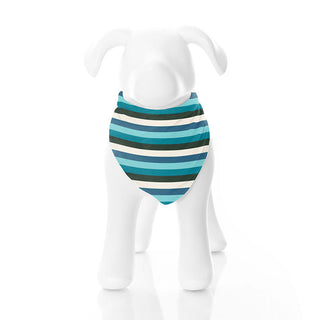 KicKee Pants Print Dog Bandana - Ice Multi Stripe