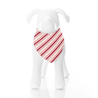 KicKee Pants Print Dog Bandana - Strawberry Candy Cane Stripe