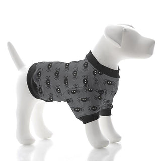 KicKee Pants Print Dog Tee - Stone Spiders