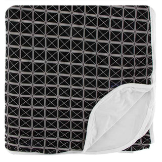 KicKee Pants Print Double Throw Blanket - Midnight Infrastructure, One Size