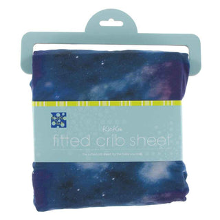 KicKee Pants Print Fitted Crib Sheet - Wine Grapes Galaxy, One Size