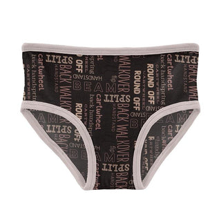 KicKee Pants Print Girls Underwear - Zebra Gymnastics