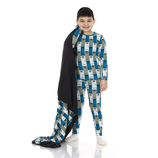 KicKee Pants Print Long Sleeve Pajama Set - Locker Room