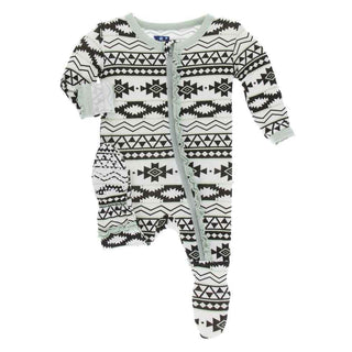 Kickee Pants Natural Mayan Pattern