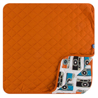 KicKee Pants Print Quilted Toddler Blanket - Harvest/Moms Camera - One Size