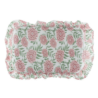 KicKee Pants Print Ruffle Changing Pad Cover - Fresh Air Florist, One Size