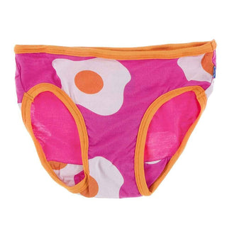 Print Bamboo Single Underwear - Calypso Eggs KicKee Pants Size: 2T-3T