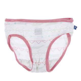 Print Bamboo Single Underwear - Pistachio Southwest Toddler Underwear
