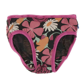 KicKee Pants Print Single Underwear - Zebra Market Flowers