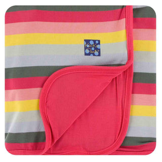 KicKee Pants Print Stroller Blanket - Biology Stripe, One Size