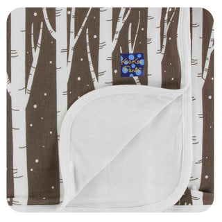 KicKee Pants Print Stroller Blanket - Falcon Snow, One Size