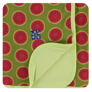 KicKee Pants Print Stroller Blanket - Grasshopper Watermelon, One Size