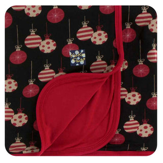 KicKee Pants Print Stroller Blanket - Midnight Ornaments, One Size