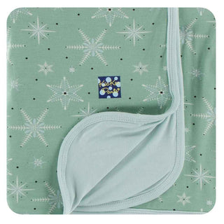 KicKee Pants Print Stroller Blanket - Shore Snowflakes, One Size