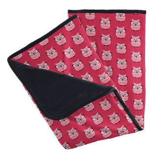 KicKee Pants Print Stroller Blanket - Taffy Wise Owls - One Size
